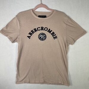 Abercrombie & Fitch Size M Pink Applique Soft AF Graphic T-Shirt Size M